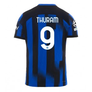 Inter Milan Marcus Thuram #9 Hjemmebanetrøje 2023-24 Kort ærmer